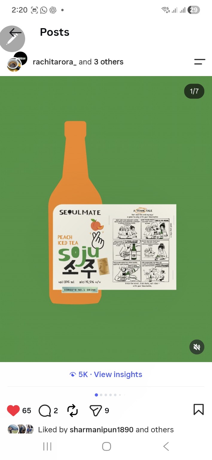 Seoulmate label and comic design